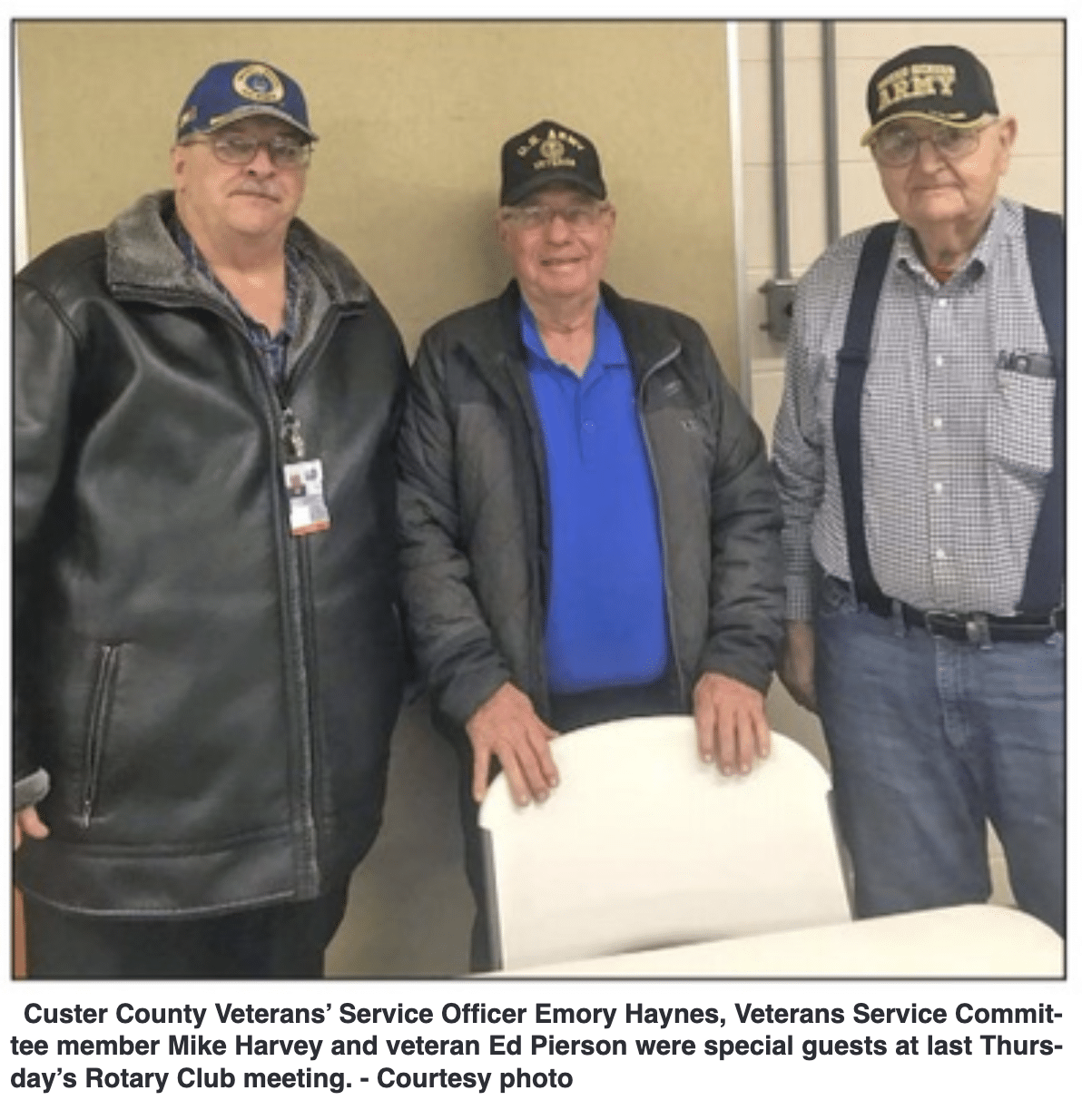 Veterans Visit Rotary - Arnold Rotary